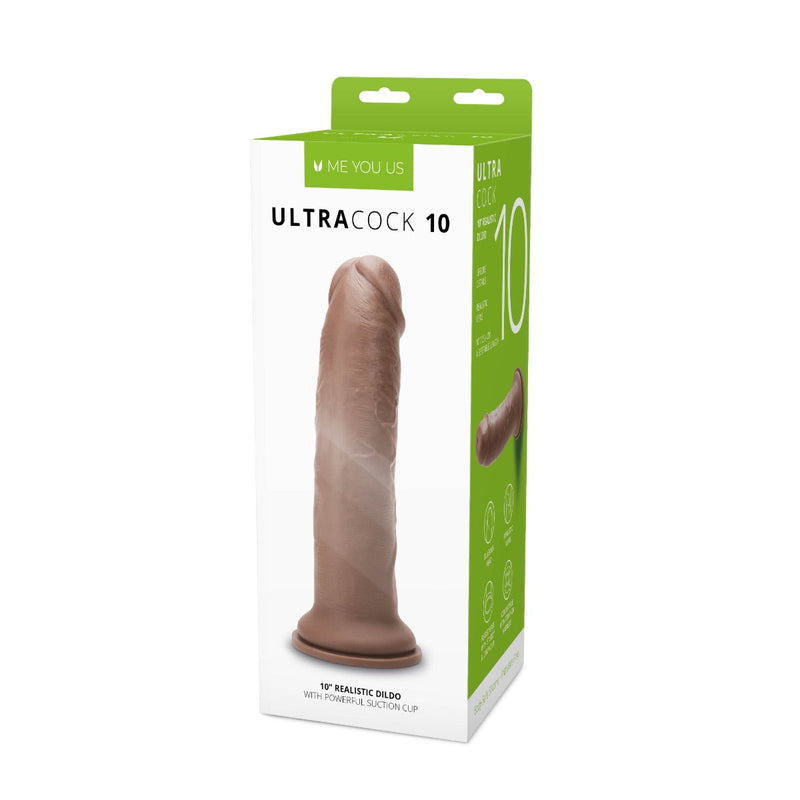 Load image into Gallery viewer, Me You Us Ultra Cock Caramel Realistic Dildo 10 Inch - Simply Pleasure
