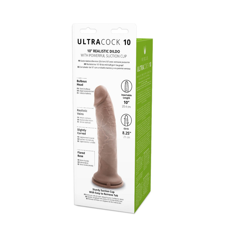 Load image into Gallery viewer, Me You Us Ultra Cock Caramel Realistic Dildo 10 Inch - Simply Pleasure
