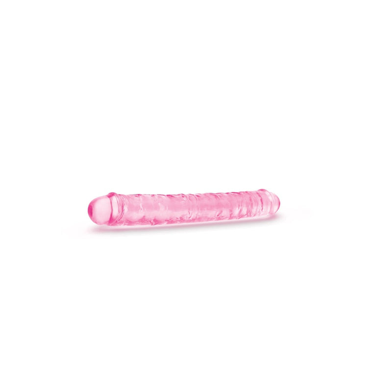 Load image into Gallery viewer, Me You Us Ultra Cock Jelly Double Ended Dildo Pink 12 Inch
