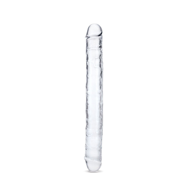 Load image into Gallery viewer, Me You Us Ultra Cock Jelly Double Ended Dildo Clear 15 Inch
