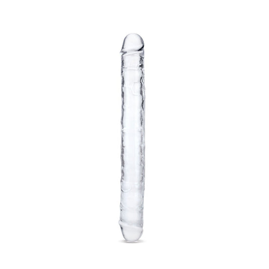Me You Us Ultra Cock Jelly Double Ended Dildo Clear 15 Inch