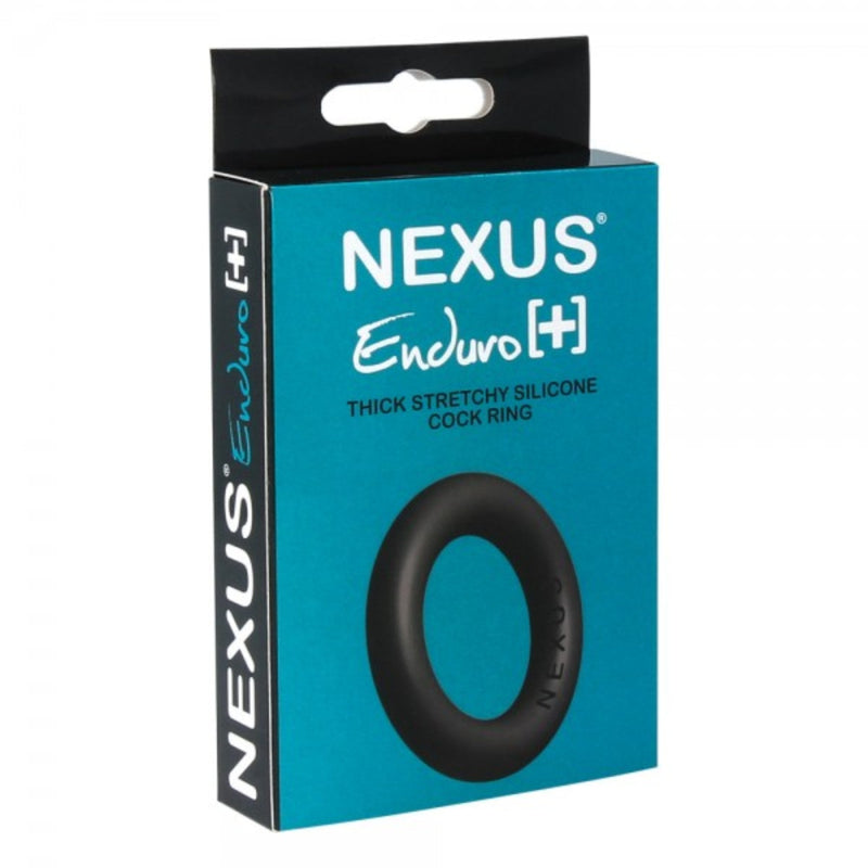 Load image into Gallery viewer, Nexus Enduro Plus Thick Silicone Cock Ring Black
