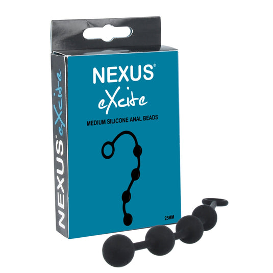 Nexus Excite Silicone Anal Beads Medium