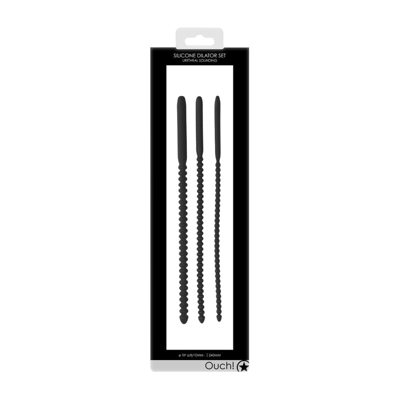 Load image into Gallery viewer, Ouch Silicone Dilator Penis Plug Set
