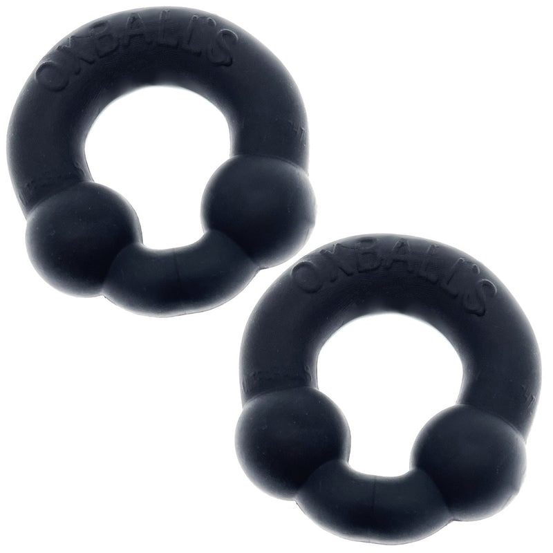 Load image into Gallery viewer, Oxballs Ultraballs Plus Silicone Cock Ring 2 Pack Special Edition Night
