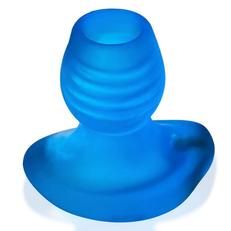 Load image into Gallery viewer, Oxballs Glowhole 1 Hollow Fuck Plug With LED Insert Blue Morph Small
