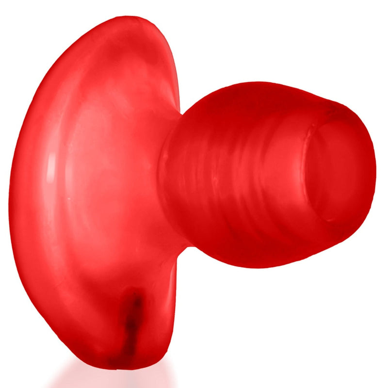 Load image into Gallery viewer, Oxballs Glowhole 1 Hollow Fuck Plug With LED Insert Red Morph Small
