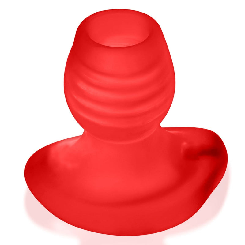 Load image into Gallery viewer, Oxballs Glowhole 1 Hollow Fuck Plug With LED Insert Red Morph Small
