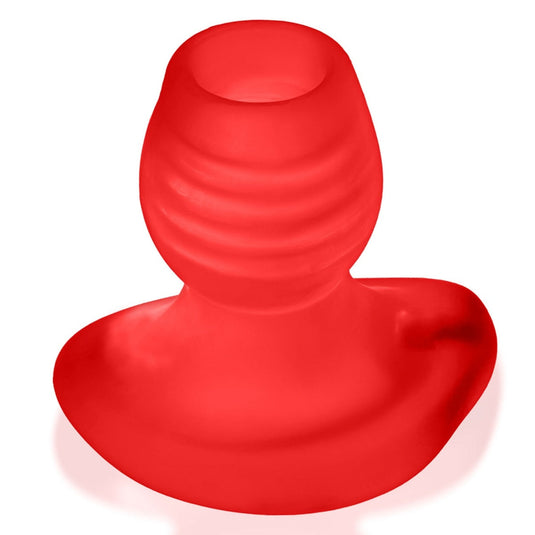 Oxballs Glowhole 1 Hollow Fuck Plug With LED Insert Red Morph Small