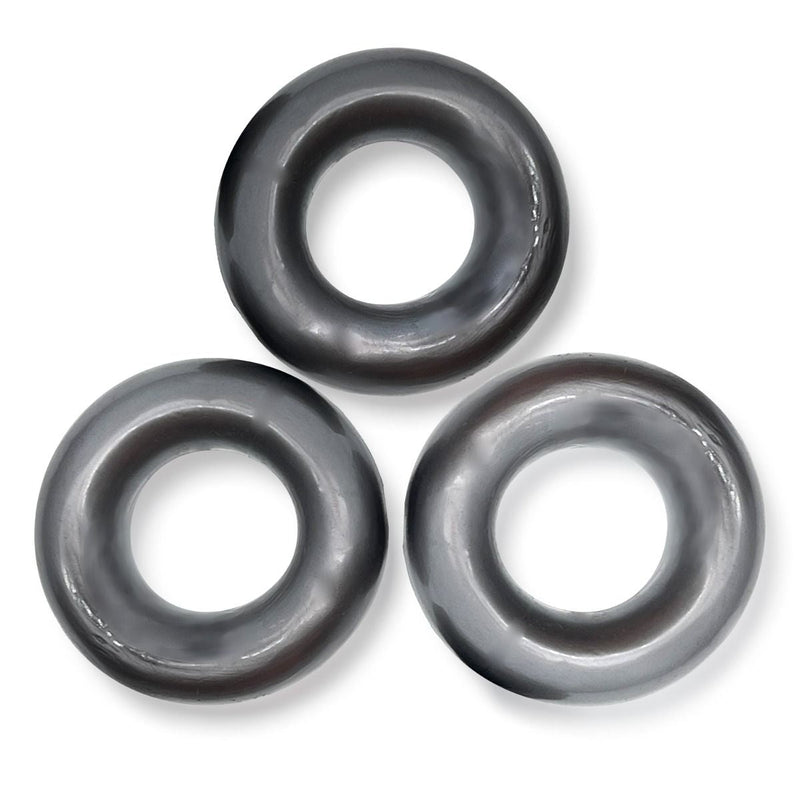 Load image into Gallery viewer, Oxballs Fat Willy Jumbo Cock Rings 3 Pack Steel
