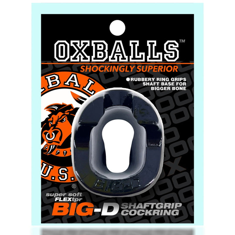 Load image into Gallery viewer, Oxballs Big D Shaft Grip Cock Ring Black

