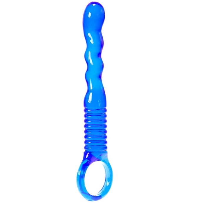 Me You Us Ridged Wand Anal Teaser Dildo Blue  - Prowler UK - Gay Sex Toys
