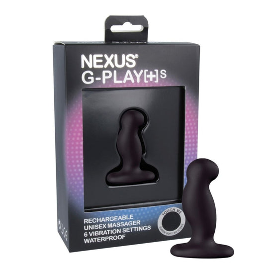 Nexus G-Play Plus Vibrating Butt Plug Black Small