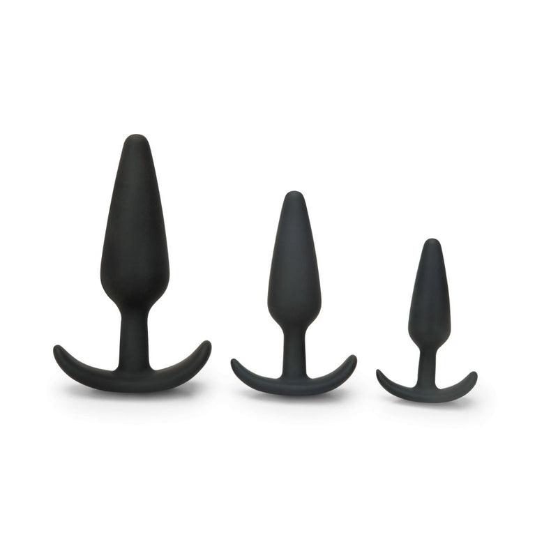 Load image into Gallery viewer, Prowler RED 3 Piece Anal Training Butt Plug Kit Black
