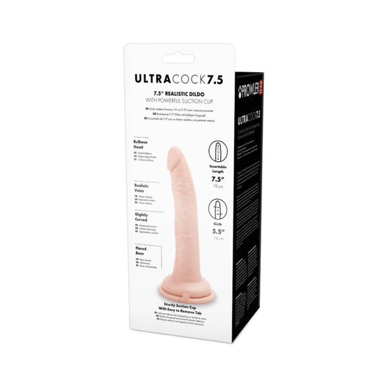 Prowler RED Ultra Cock Dildo Pink 7.5 Inch