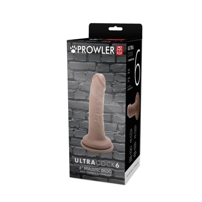 Load image into Gallery viewer, Prowler RED Ultra Cock Dildo Brown 6 Inch
