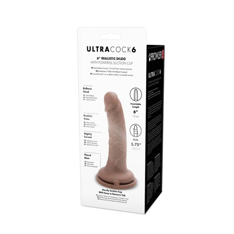 Load image into Gallery viewer, Prowler RED Ultra Cock Dildo Brown 6 Inch
