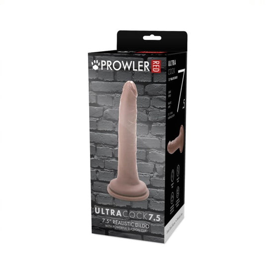 Prowler RED Ultra Cock Dildo Brown 7.5 Inch