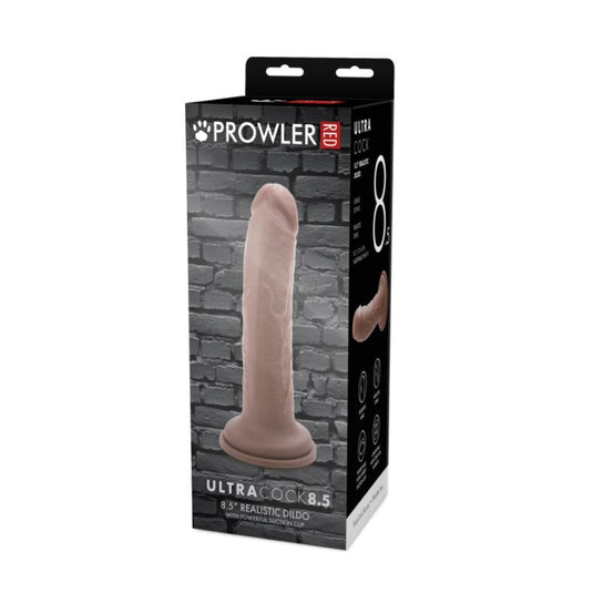 Prowler RED Ultra Cock Dildo Brown 8.5 Inch