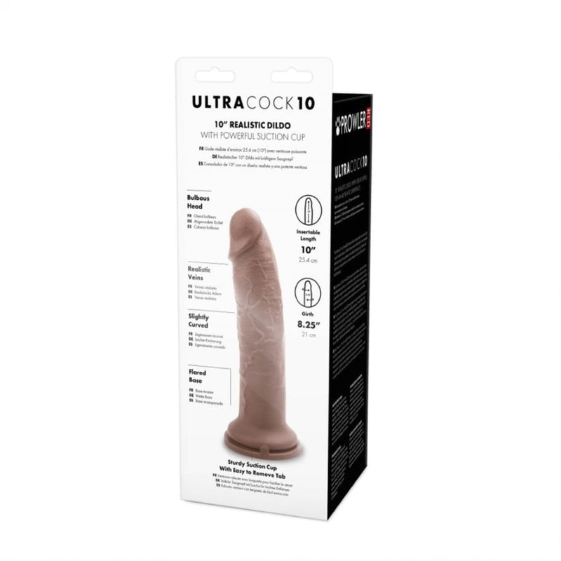Load image into Gallery viewer, Prowler RED Ultra Cock Dildo Brown 10 Inch
