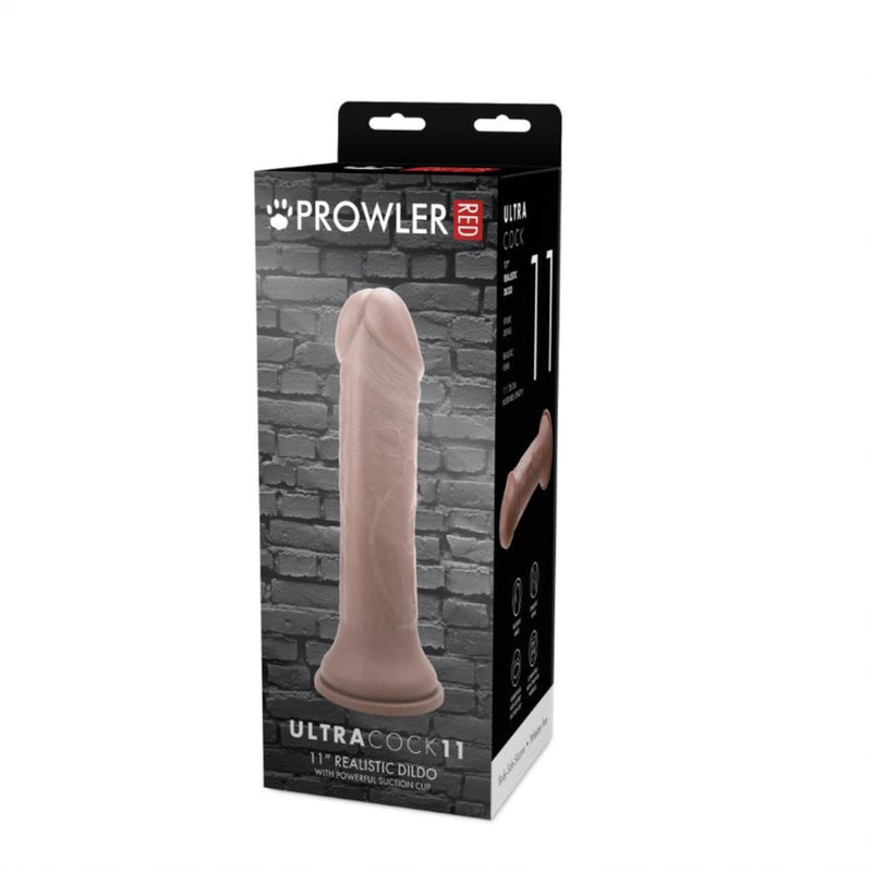 Load image into Gallery viewer, Prowler RED Ultra Cock Dildo Brown 11 Inch
