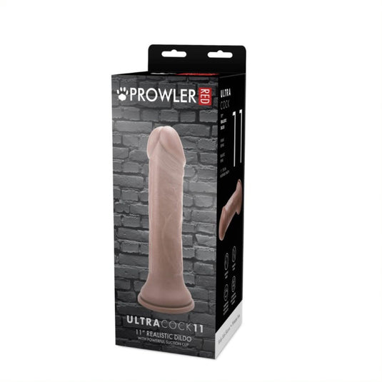 Prowler RED Ultra Cock Dildo Brown 11 Inch