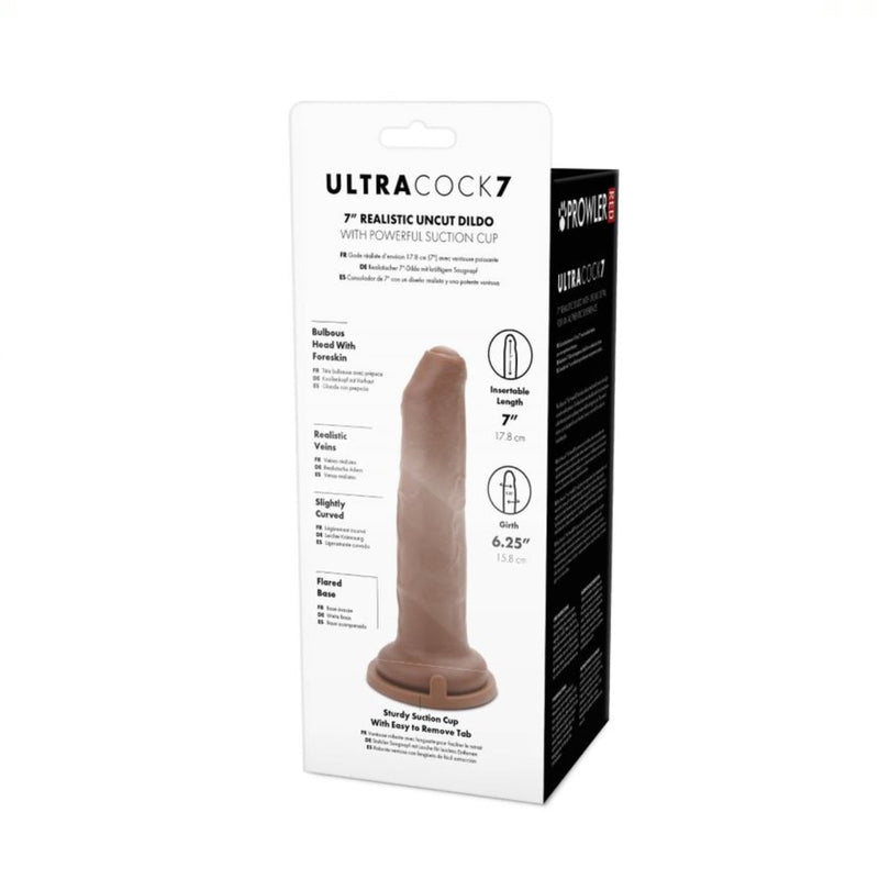 Load image into Gallery viewer, Prowler RED Uncut Ultra Cock Dildo Brown 7 Inch
