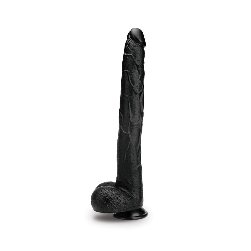 Load image into Gallery viewer, Prowler RED The Destroyer Dildo With Suction Cup Black 15 Inch

