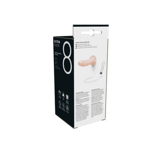 Prowler RED Ultra Cock Realistic Squirting Dildo Pink 8 Inch