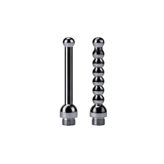 Prowler RED Shower Heads Douche Nozzles 2 Pack Silver