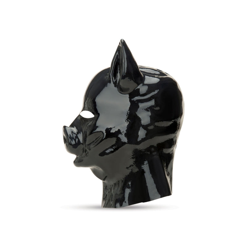 Load image into Gallery viewer, Prowler RED Latex Pig Hood Black
