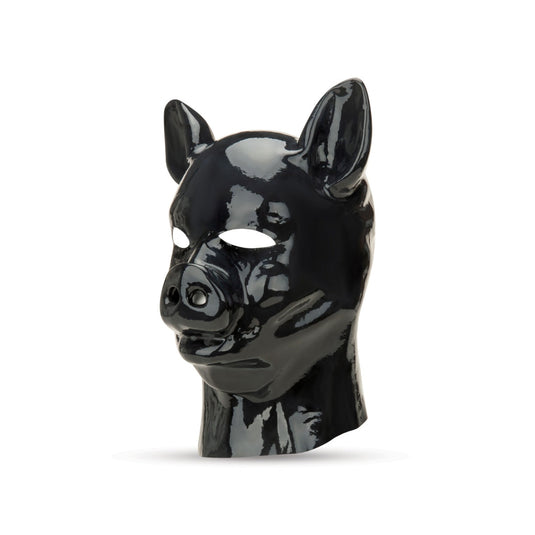 Prowler RED Latex Pig Hood Black
