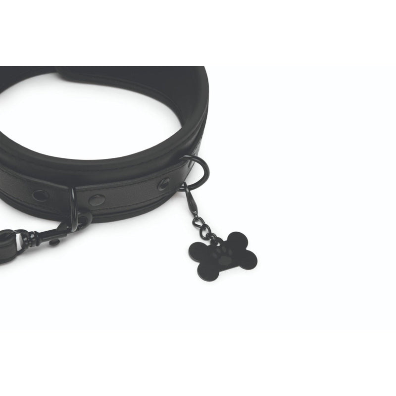Load image into Gallery viewer, Prowler RED Collar &amp; Leash Set Black - Simply Pleasure
