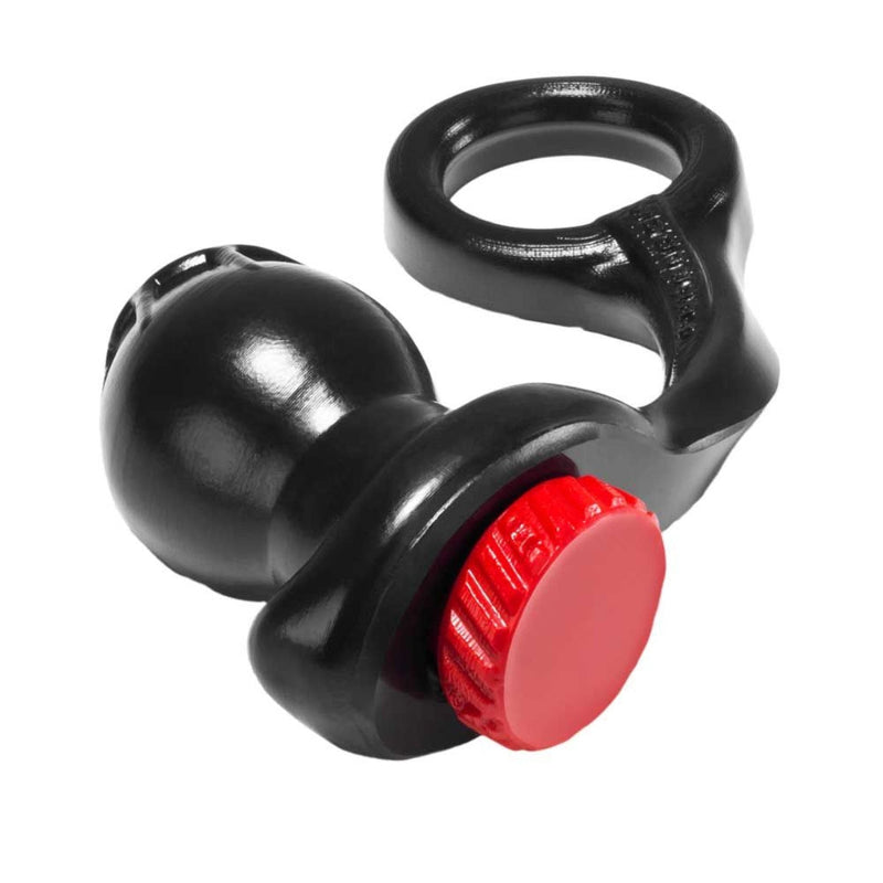 Load image into Gallery viewer, Prowler RED By Oxballs FUCK LOCK Cock Ring With Hollow Fuck Plug &amp; Stopper Black Red - Simply Pleasure
