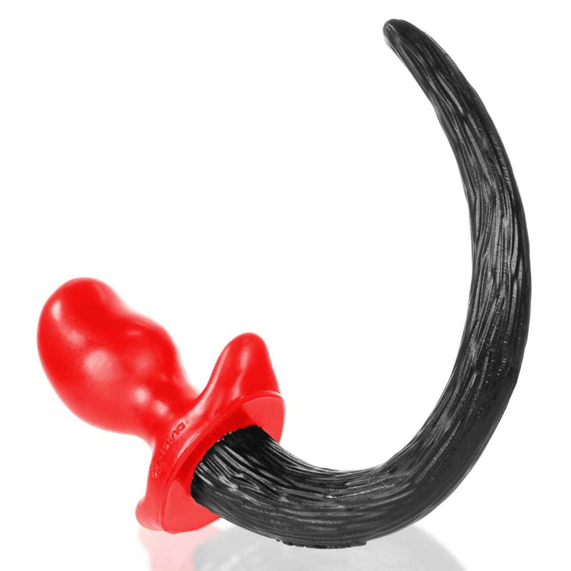 Load image into Gallery viewer, Prowler RED By Oxballs PUPTAIL Butt Plug Red Black Medium  - Prowler UK - Gay Sex Toys
