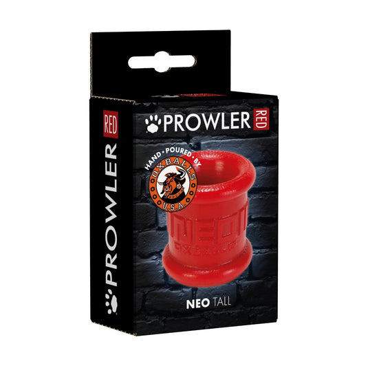 Prowler RED By Oxballs Neo Tall Ball Stretcher Red  - Prowler UK - Gay Sex Toys