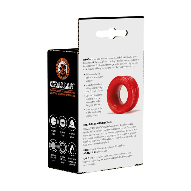 Load image into Gallery viewer, Prowler RED By Oxballs Neo Tall Ball Stretcher Red  - Prowler UK - Gay Sex Toys
