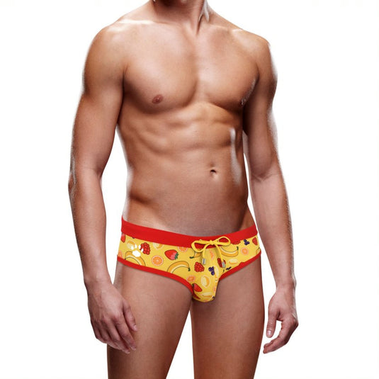 Prowler Fruits Swim Brief Red Yellow