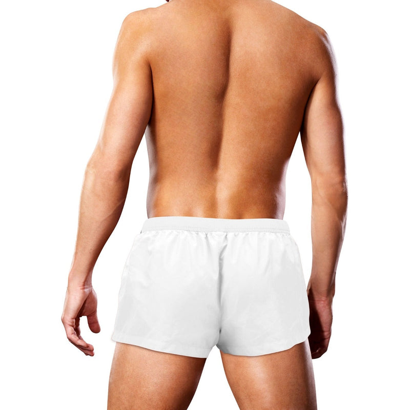Load image into Gallery viewer, Prowler Swim Trunk White Oversized Paw White
