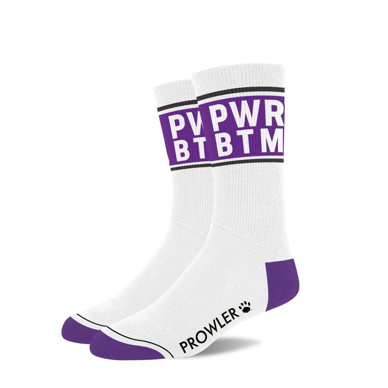 Load image into Gallery viewer, Prowler PWR BTM Socks White Purple
