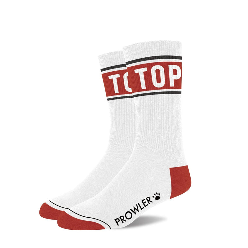 Load image into Gallery viewer, Prowler Top Socks White Red
