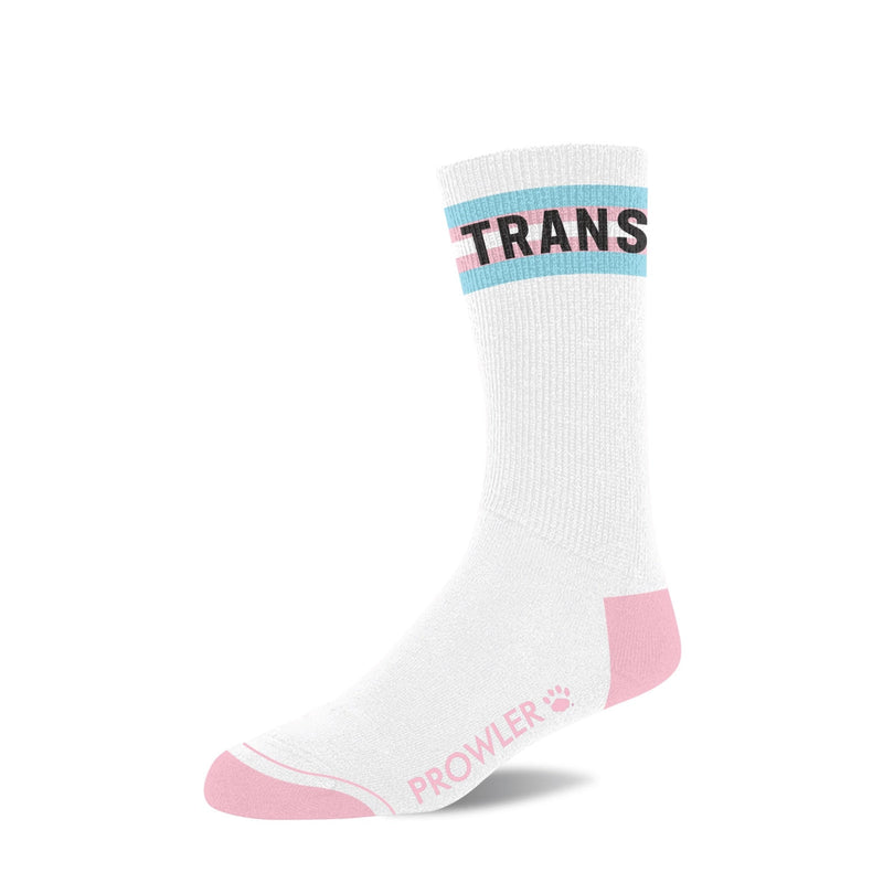 Load image into Gallery viewer, Prowler Trans Socks White Pink Blue
