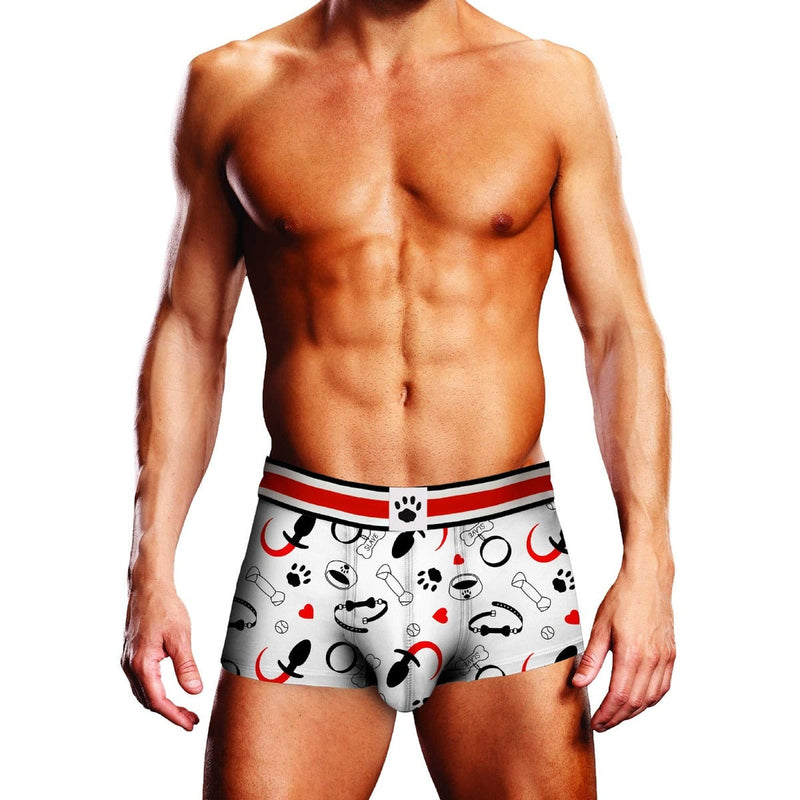 Load image into Gallery viewer, Prowler Puppie Print Trunk Black Red
