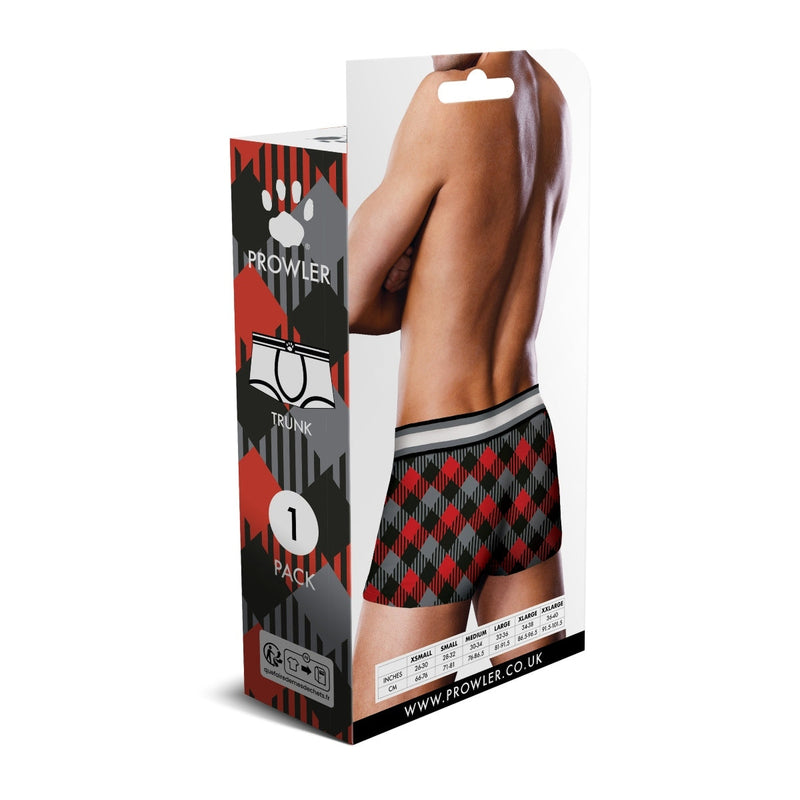 Load image into Gallery viewer, Prowler Tartan 1 Trunk Black Red

