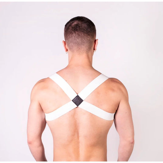 Prowler RED Sports Harness White