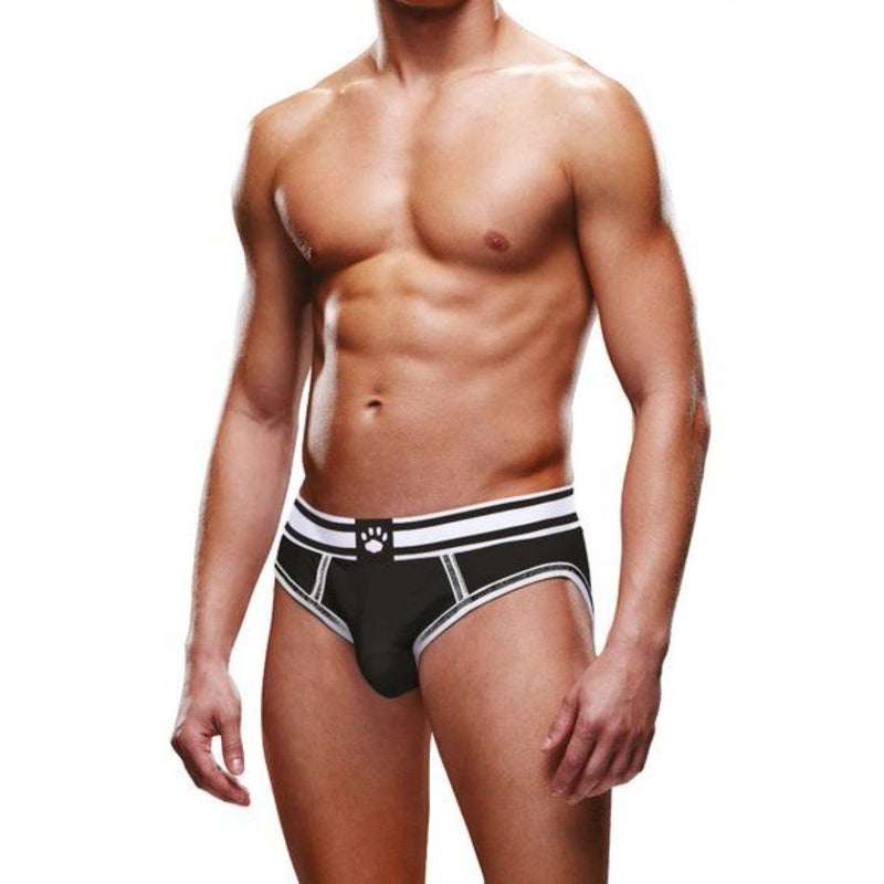 Load image into Gallery viewer, Prowler Backless Brief Black White
