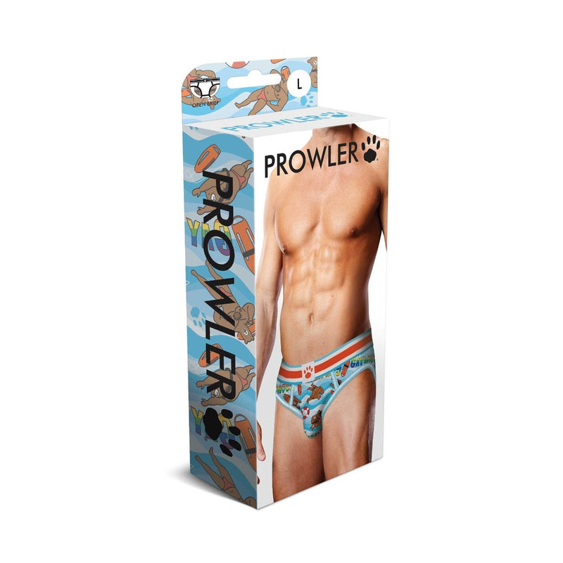 Load image into Gallery viewer, Prowler Gaywatch Bears Backless Brief Blue Red
