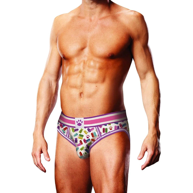 Load image into Gallery viewer, Prowler Gummy Bears Backless Brief Pink Purple
