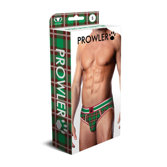 Prowler Tartan 2 Backless Brief Green Red