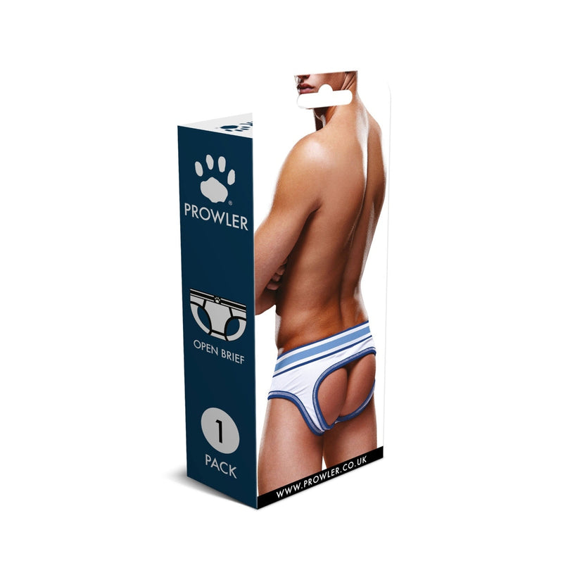 Load image into Gallery viewer, Prowler Backless Brief Blue White
